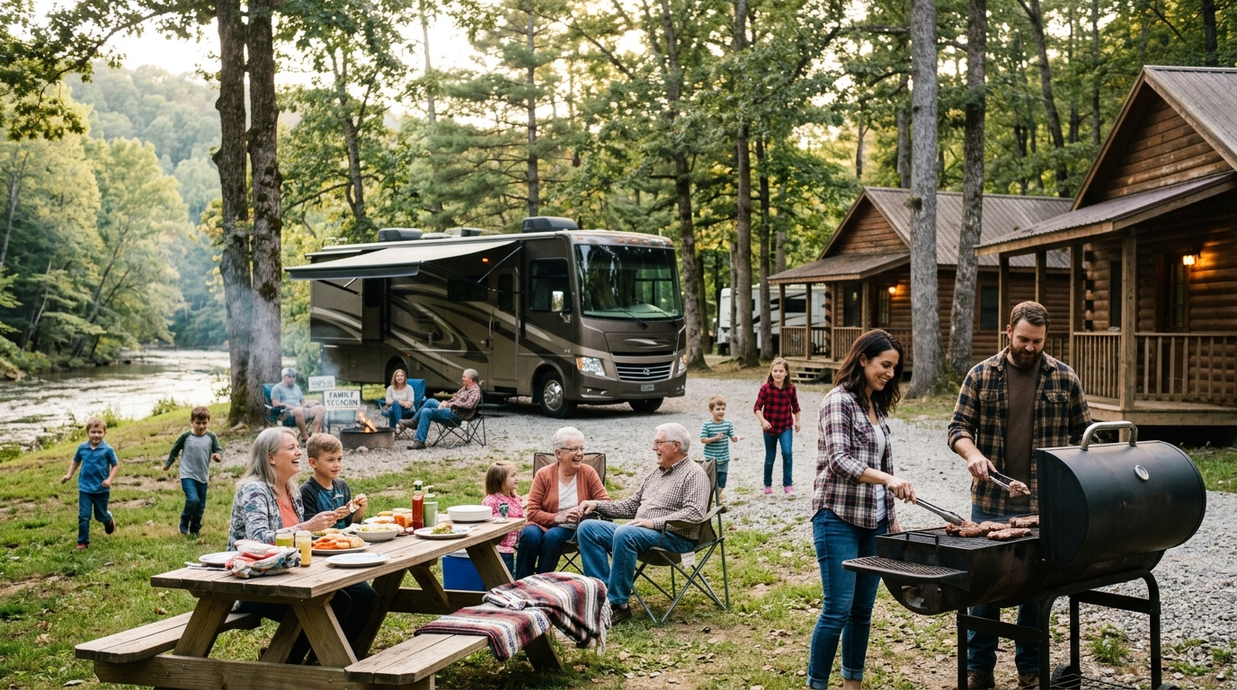 Best Stanton, KY Campground for Family Reunions: RV & Cabins