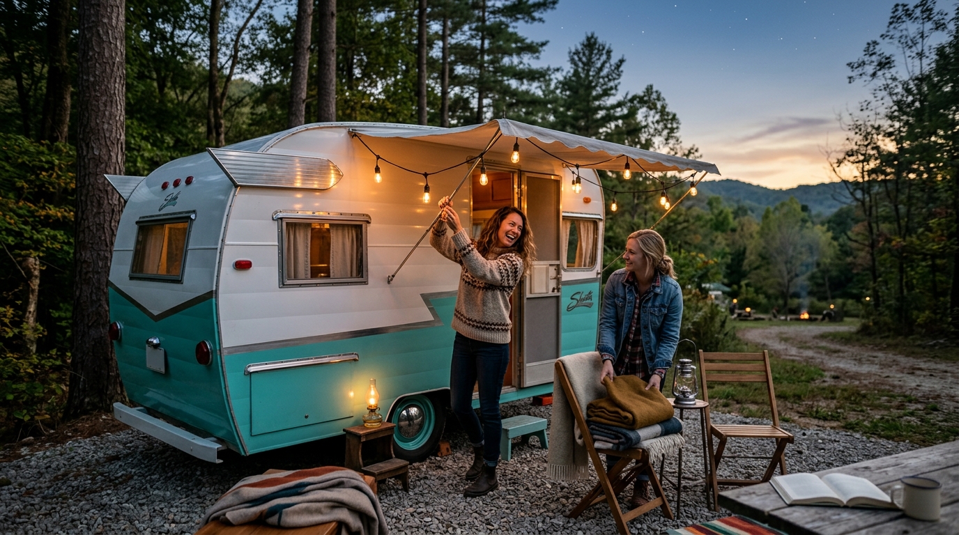 Where to Rent a Vintage Camper in Slade, KY for a Stargazing Weekend