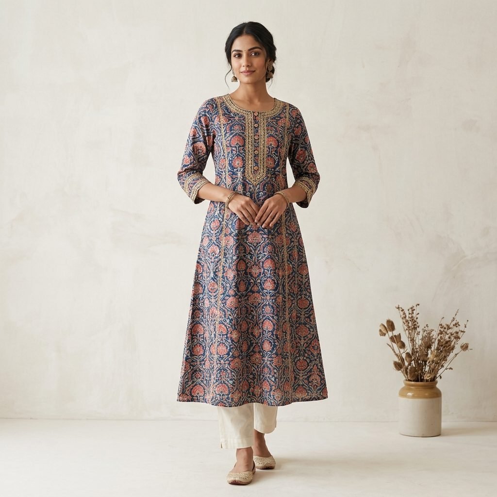 BB-KRT-101 Designer Cotton Kurti