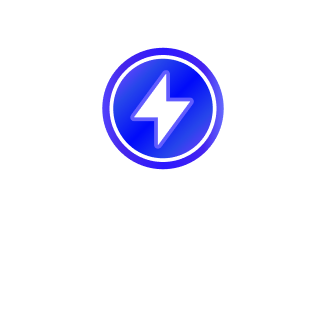 Graphic showing a blue lightning bolt icon with years 2029 to 2037 listed below in white text.